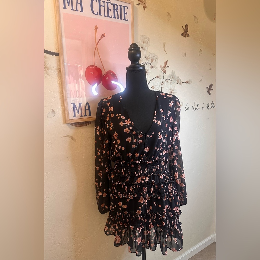 Chiffon Floral Dress